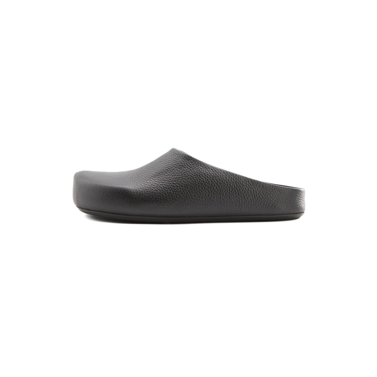 MEN'S LEATHER FUSSBET SABOT (BLACK) - 2