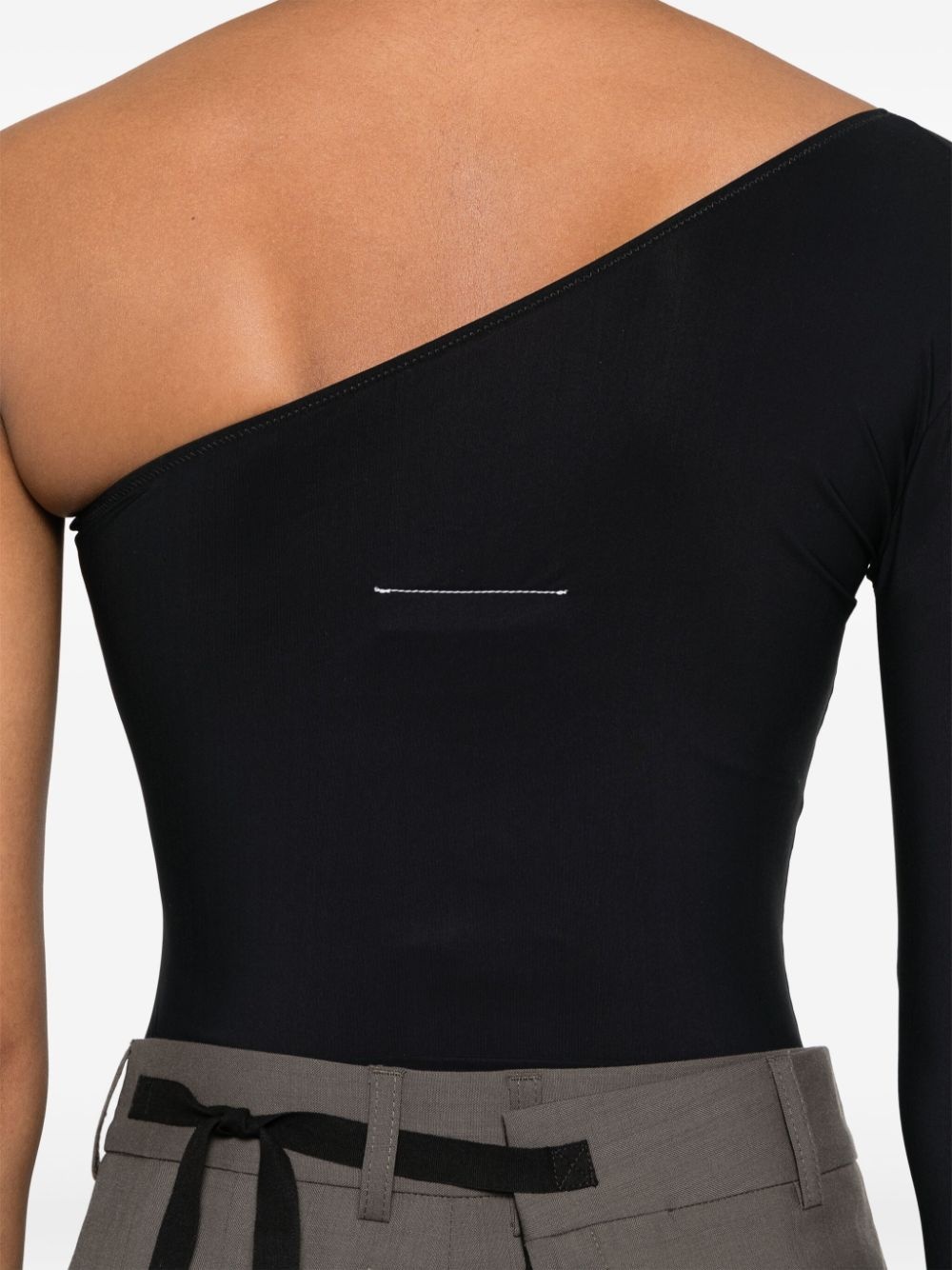 single-stitch logo asymmetric top - 5