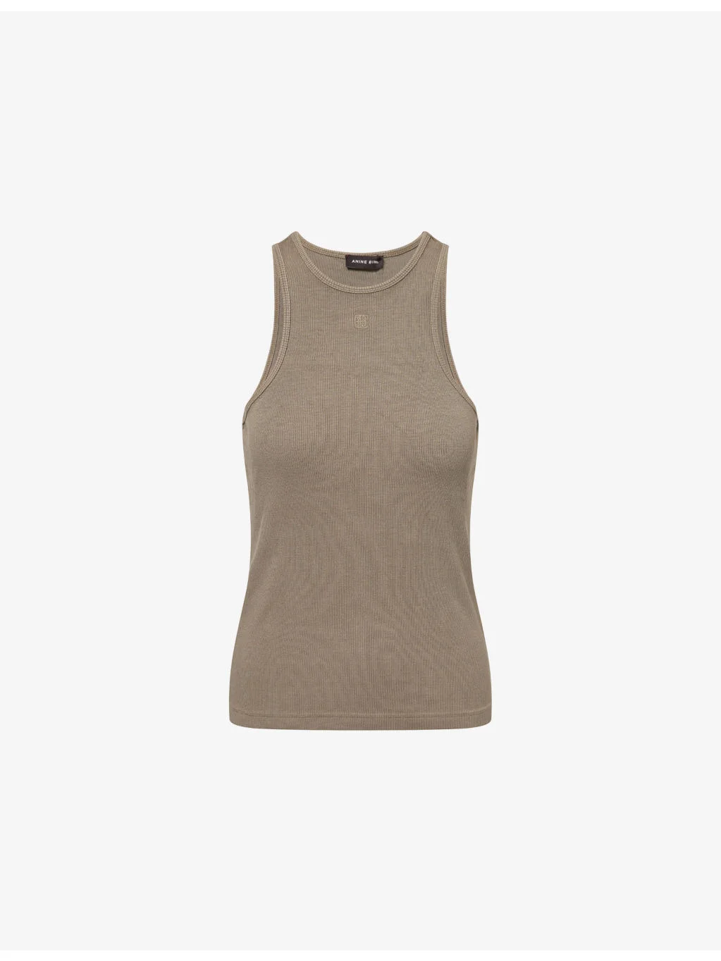 Cole Logo-Embroidered Rib-Knit Tank Top - 1