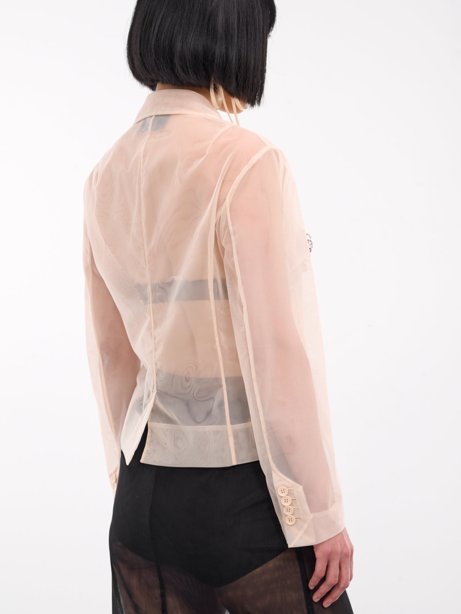 Sheer Tulle Jacket - 4