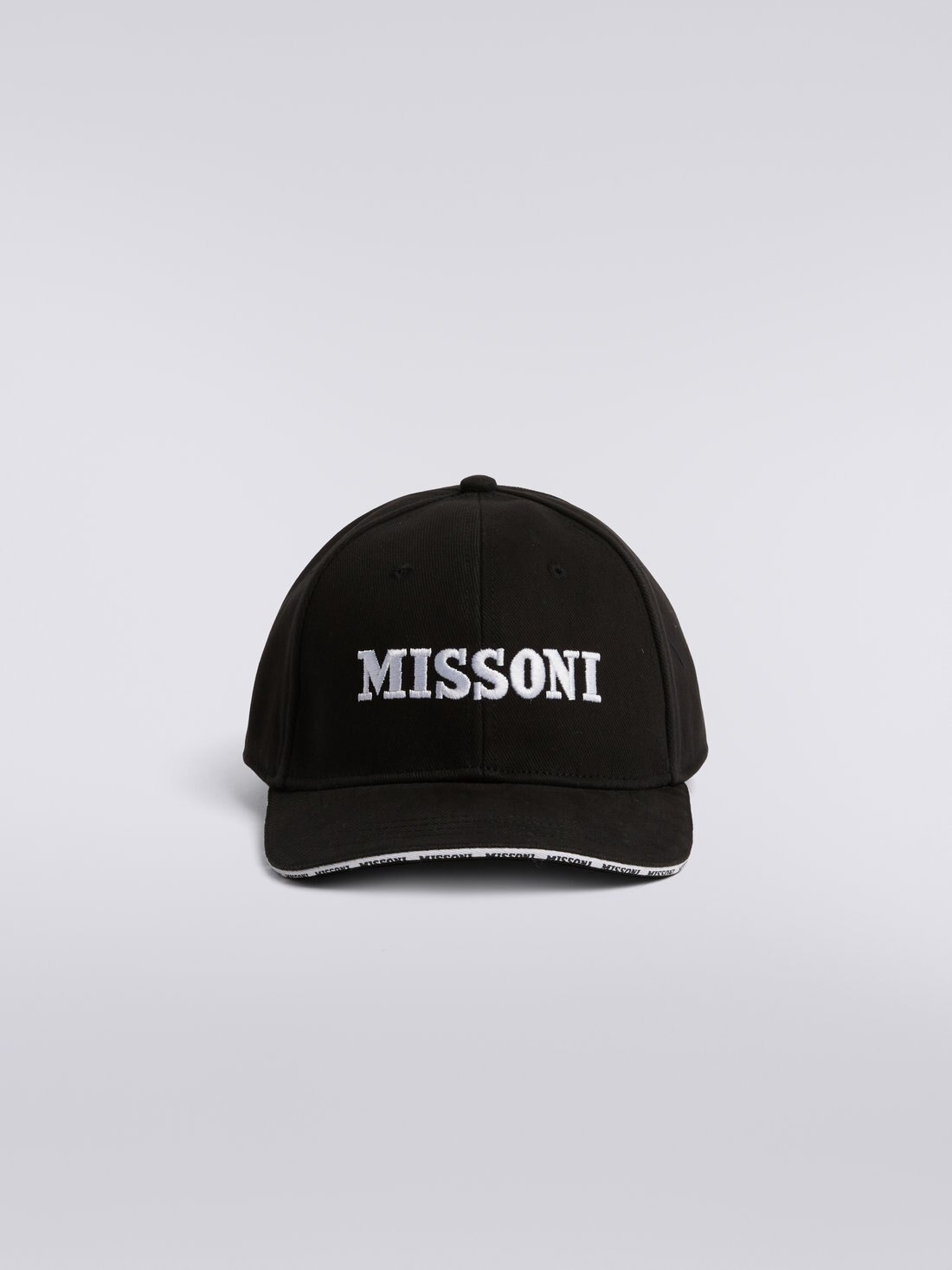 Cotton baseball cap with logo - 1