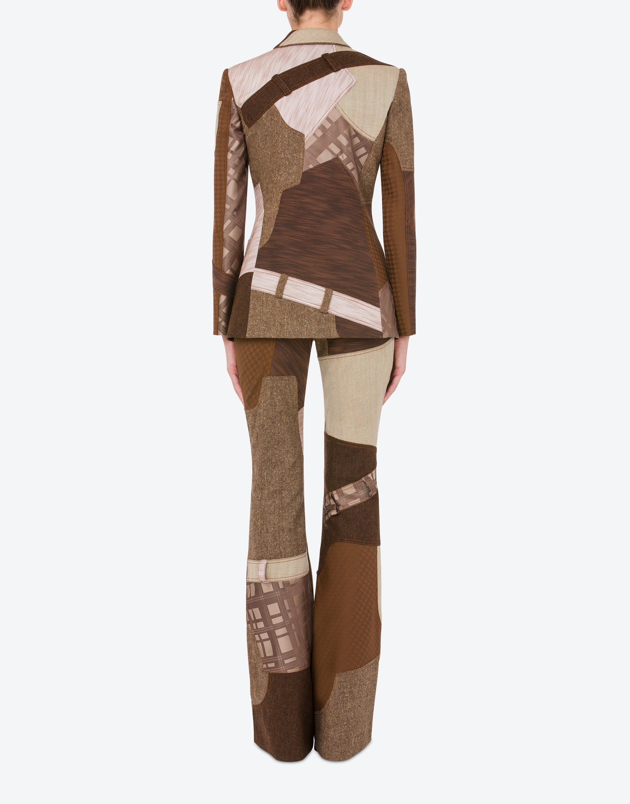 PATCHWORK WOOL JACKET - 3
