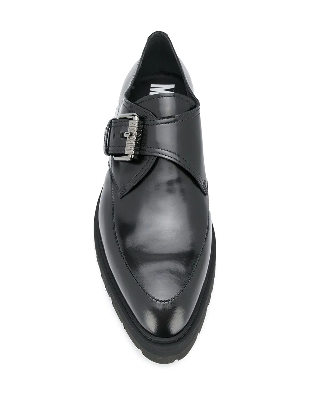 monk strap calfskin shoes  - 4