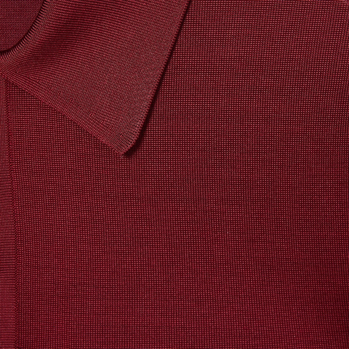 Fine silk polo top - 6