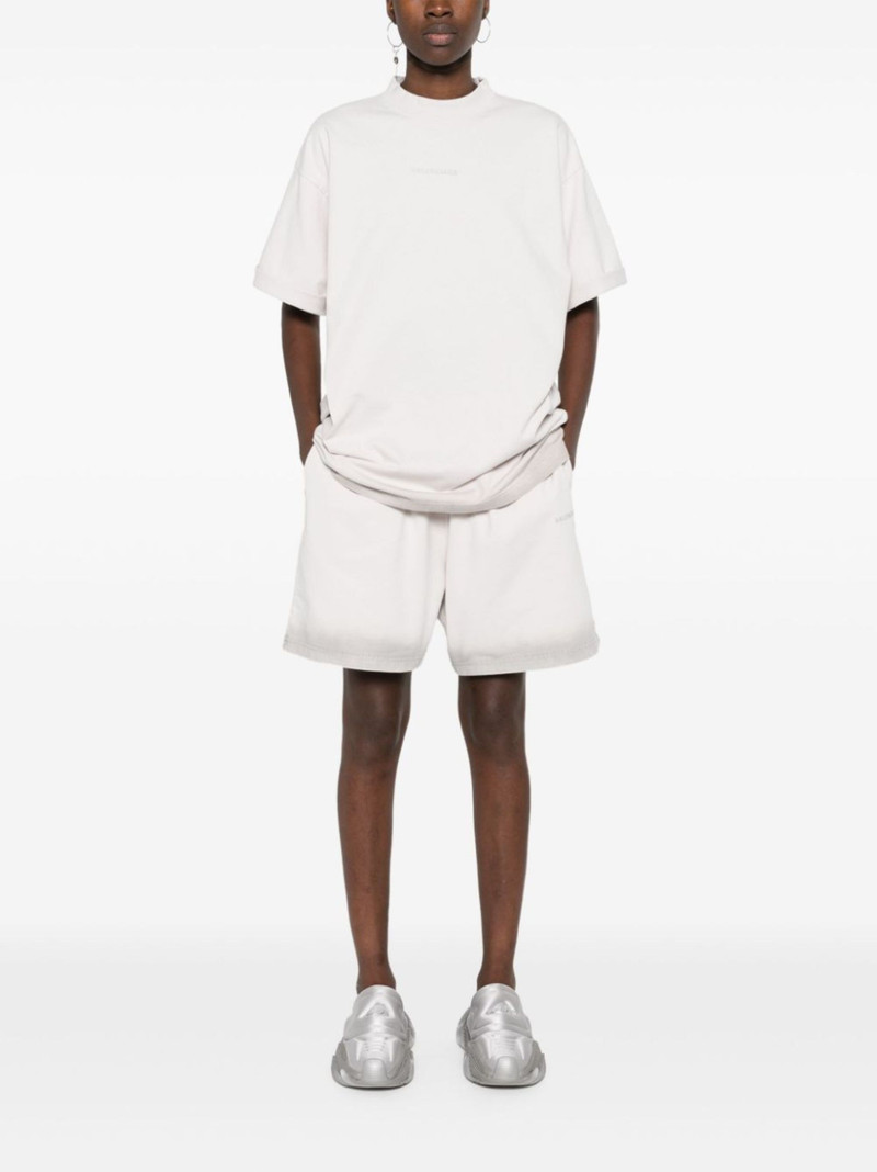 reflective-logo cotton T-shirt 3