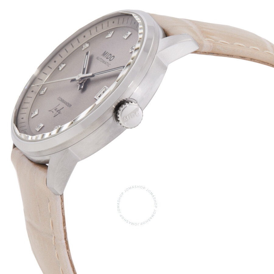 Mido - Mido Commander Lady Automatic Diamond Brown Dial Watch M0212071629600 - 2