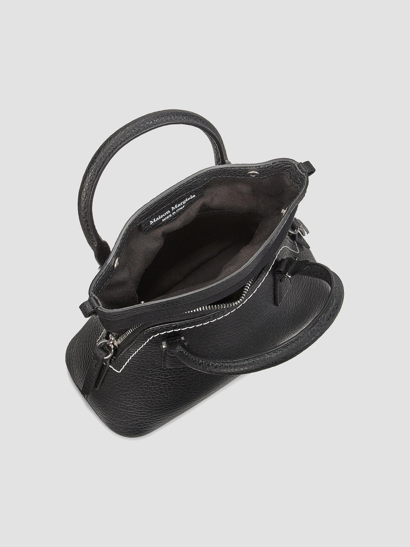 Women's Micro 5AC Leather Tote - Black 4