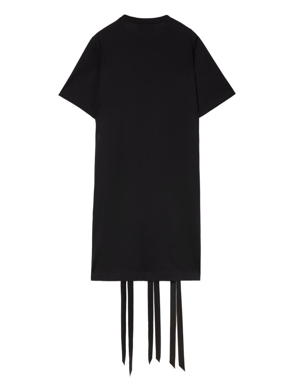 ribbon-detail T-shirt dress - 2