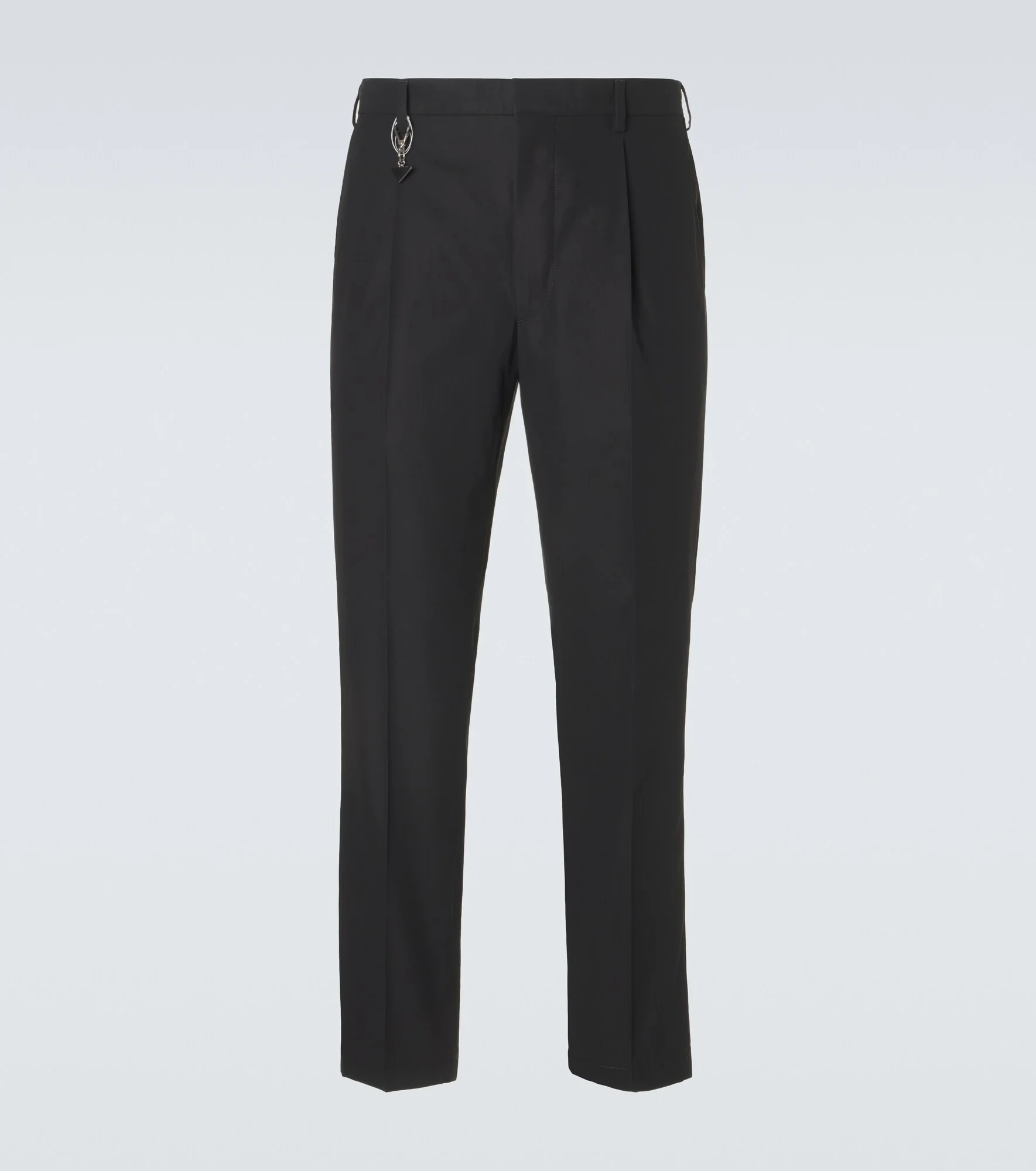 Cotton straight pants - 1