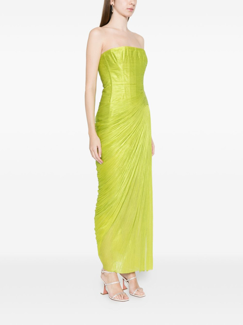 Ruby pleated strapless dress 3