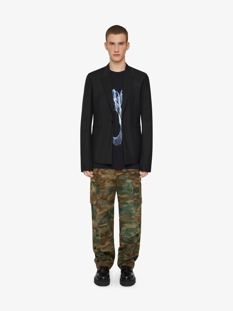 OVERSIZED T-SHIRT IN COTTON WITH GIVENCHY LOVE PRINT 3