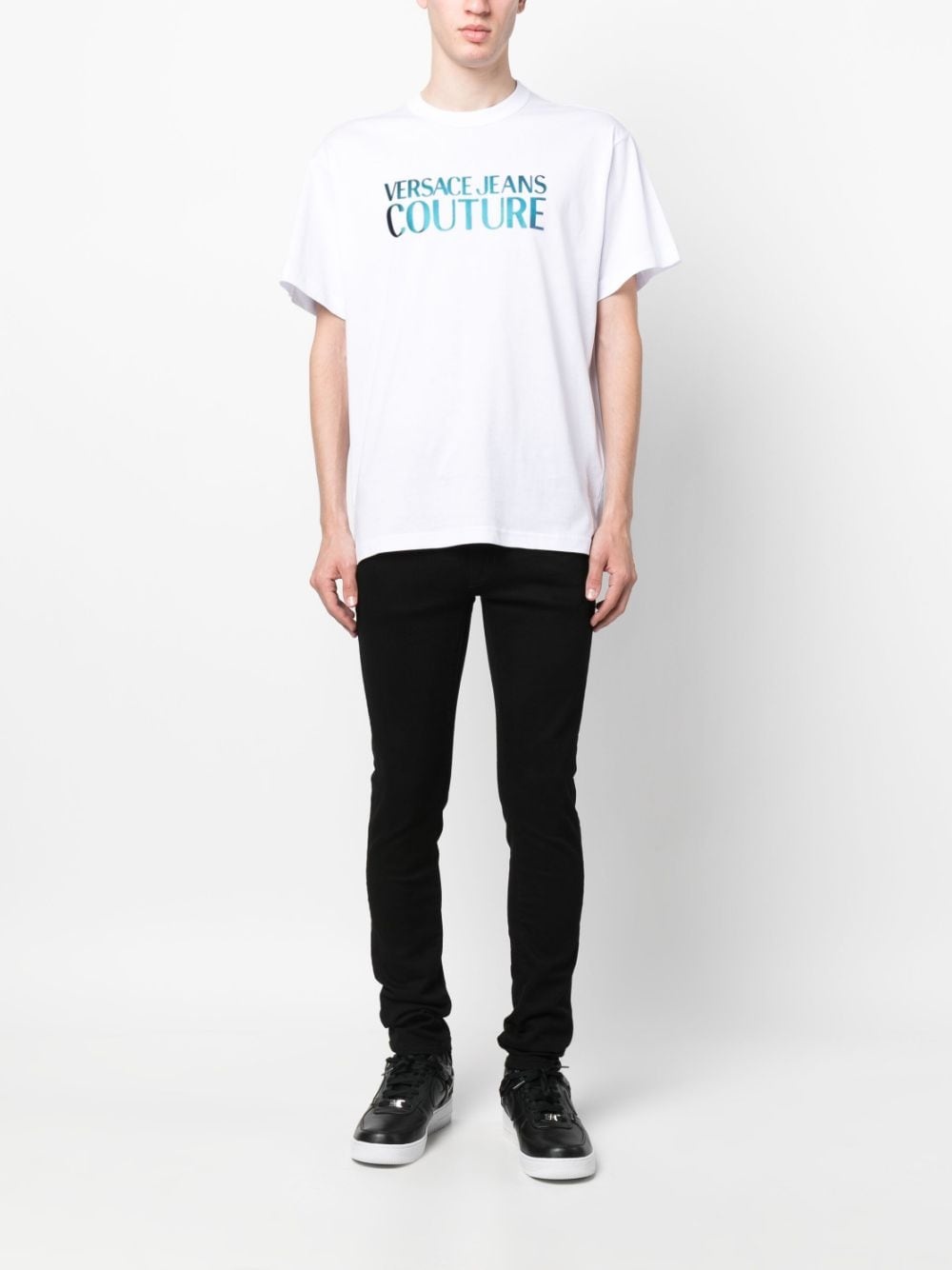 logo-print cotton T-shirt - 2