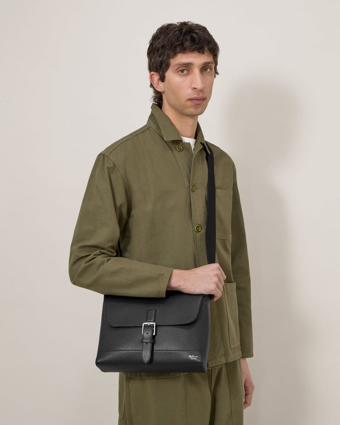 Small Chiltern Crossbody Messenger Black Small Classic Grain - 2