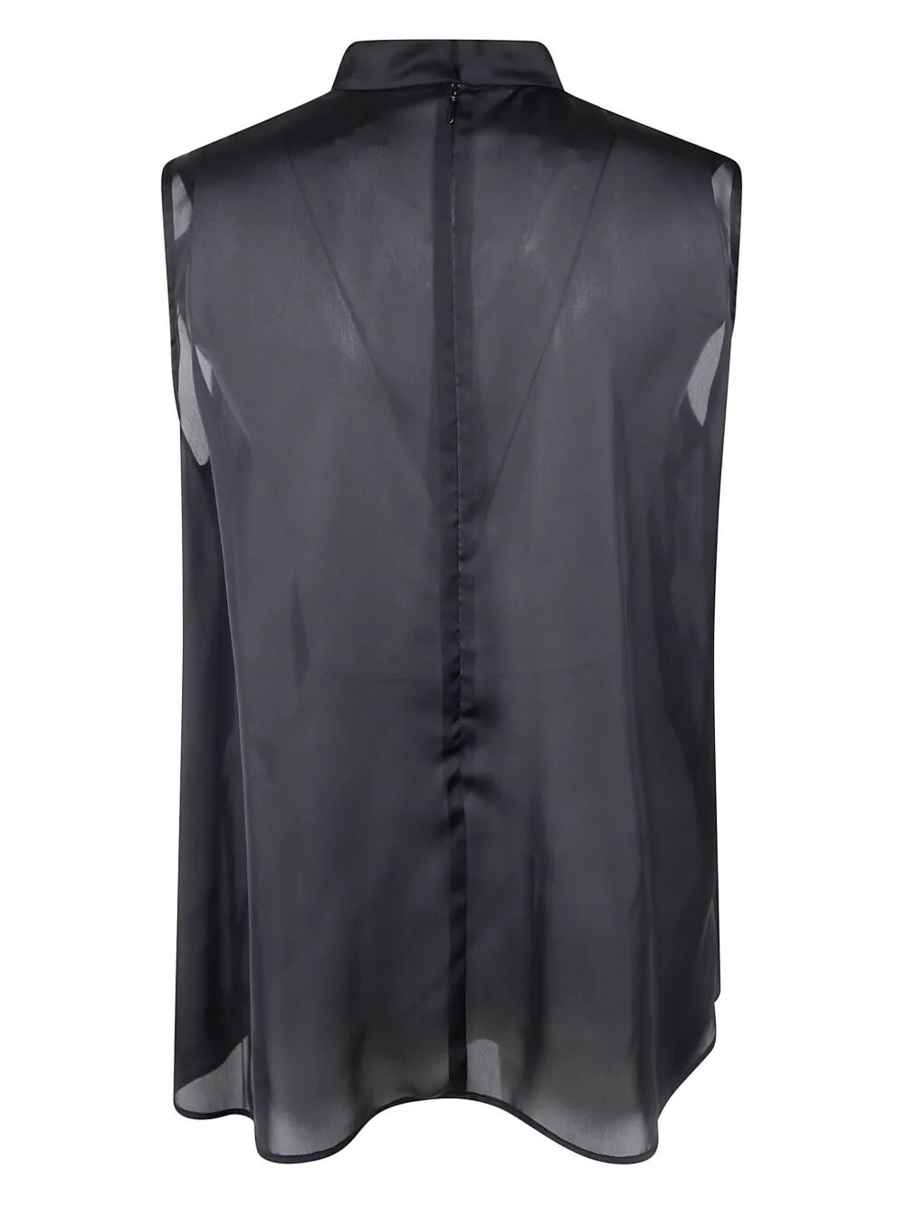 Sacai Women Satin X Chiffon Pullover - 3
