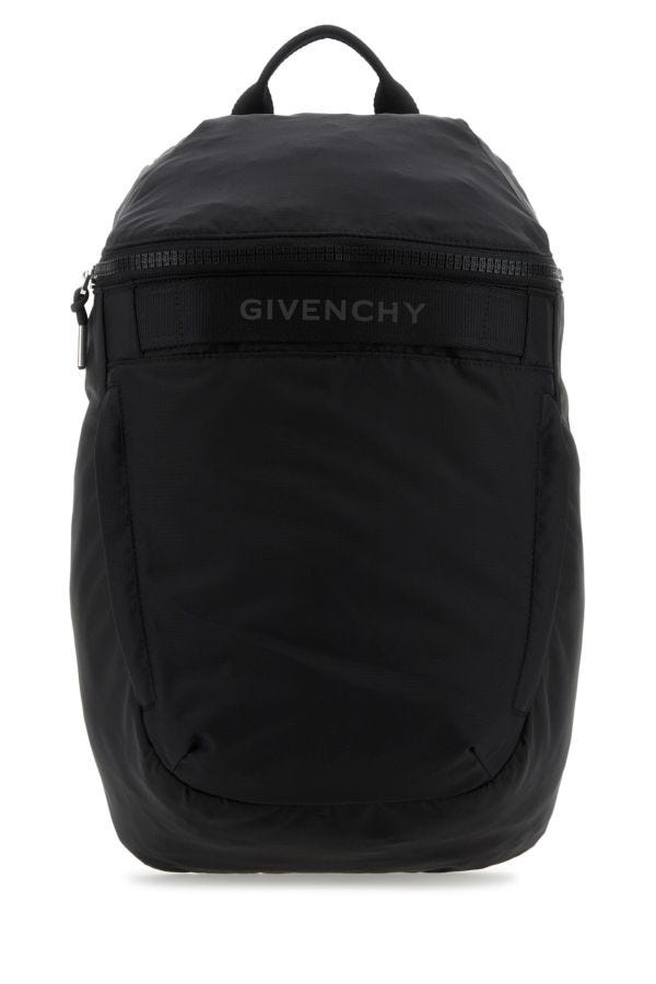 GIVENCHY Black Nylon G-Trek Backpack - 1