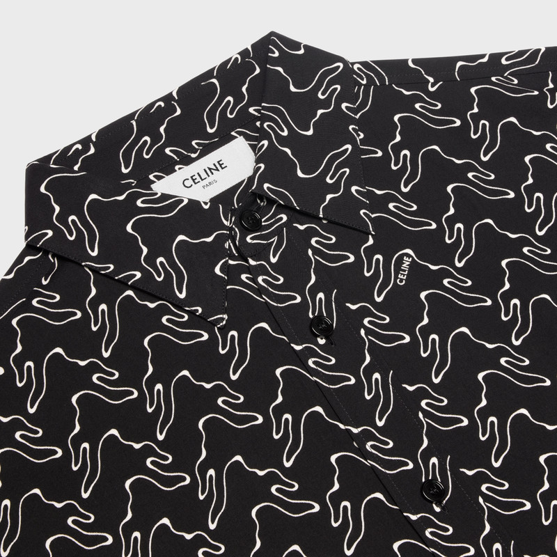 LOOSE SHIRT IN PRINTED VISCOSE 3