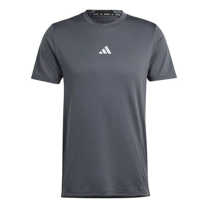 adidas HEAT.RDY Logo Training T-shirt Asia Sizing 'Grey' IT0615 - 1