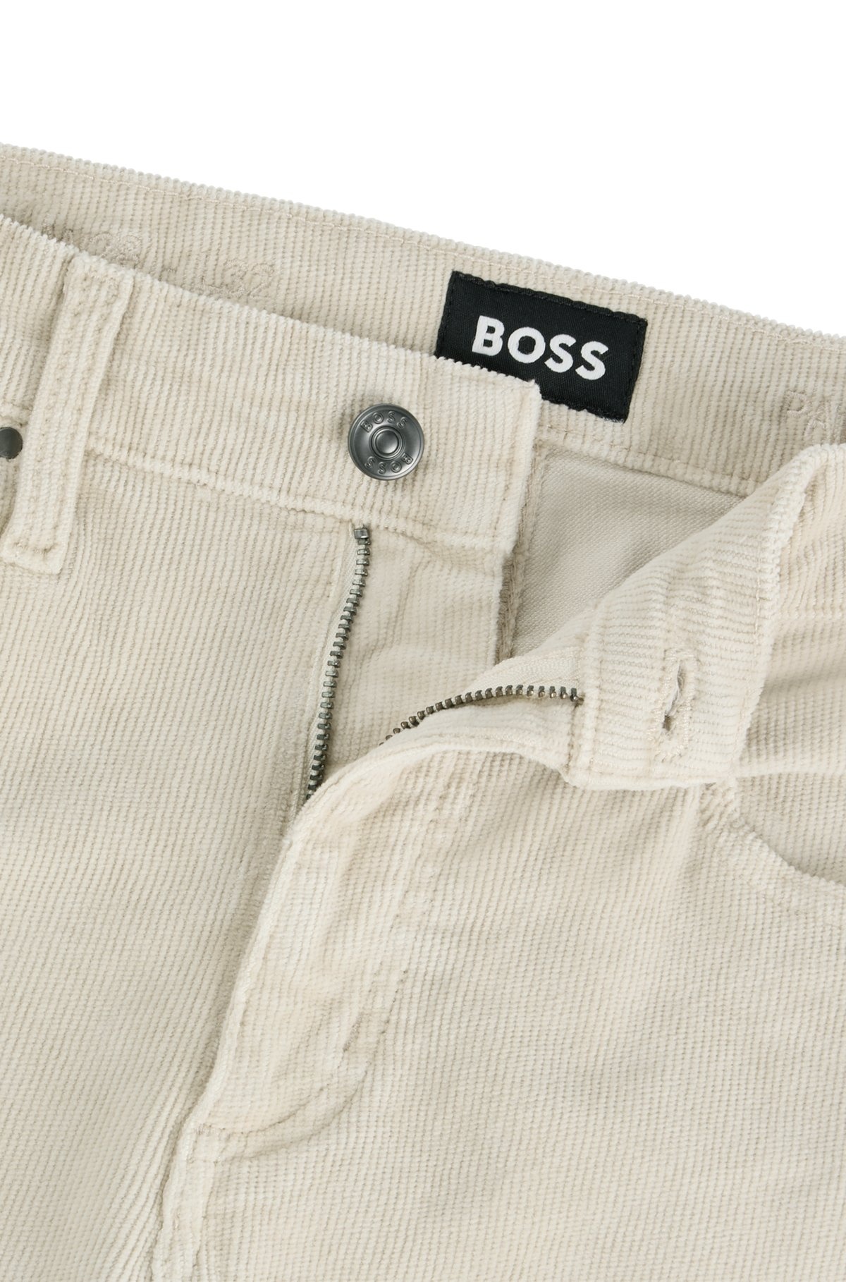 STRAIGHT-FIT JEANS IN STRETCH-COTTON CORDUROY DENIM - 6