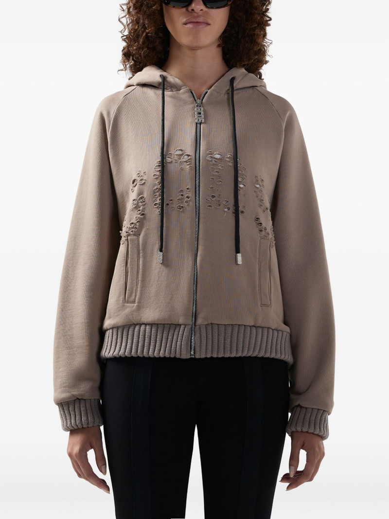 Distressed zip jumpers 3