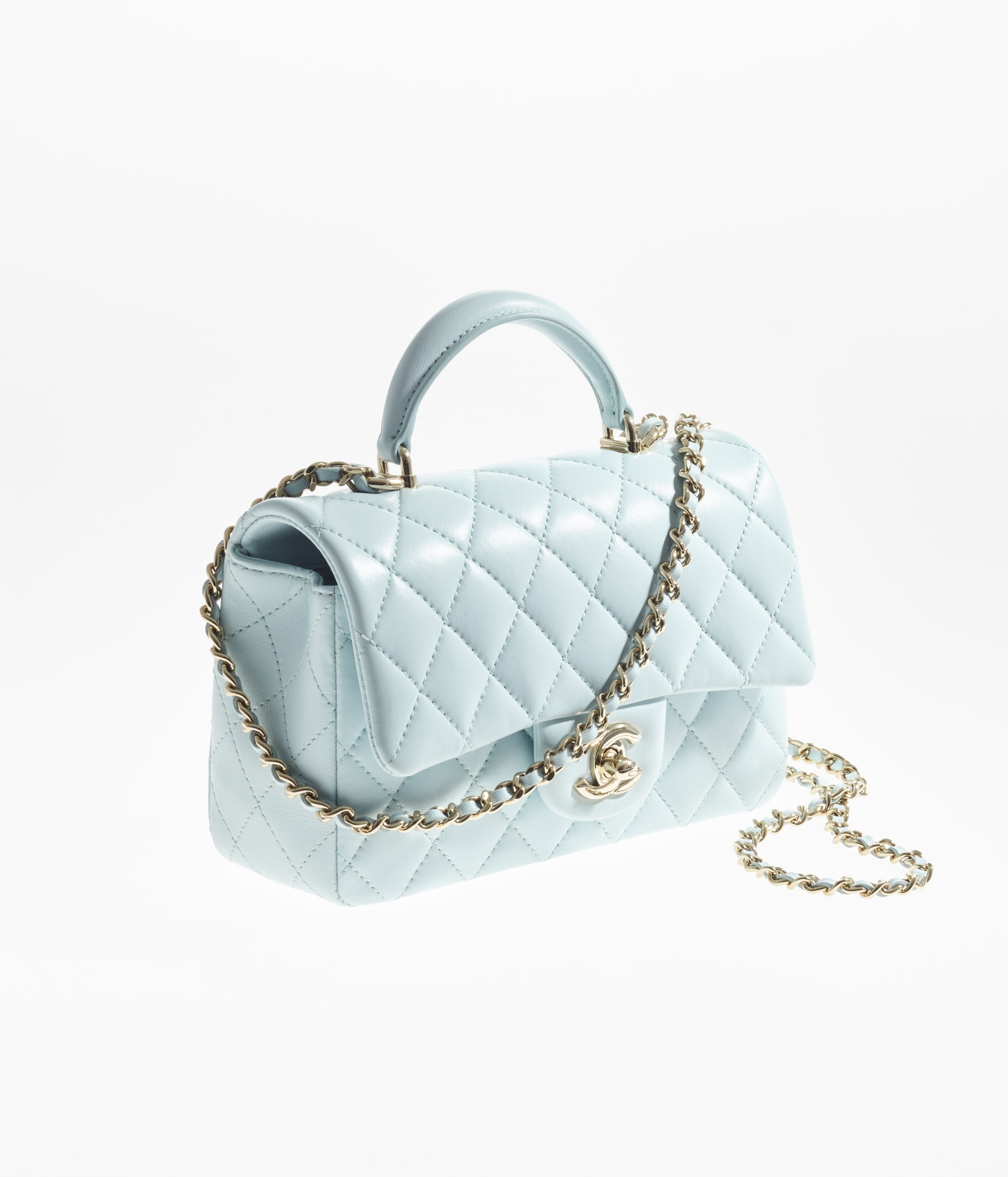 Mini Flap Bag with Top Handle - 2