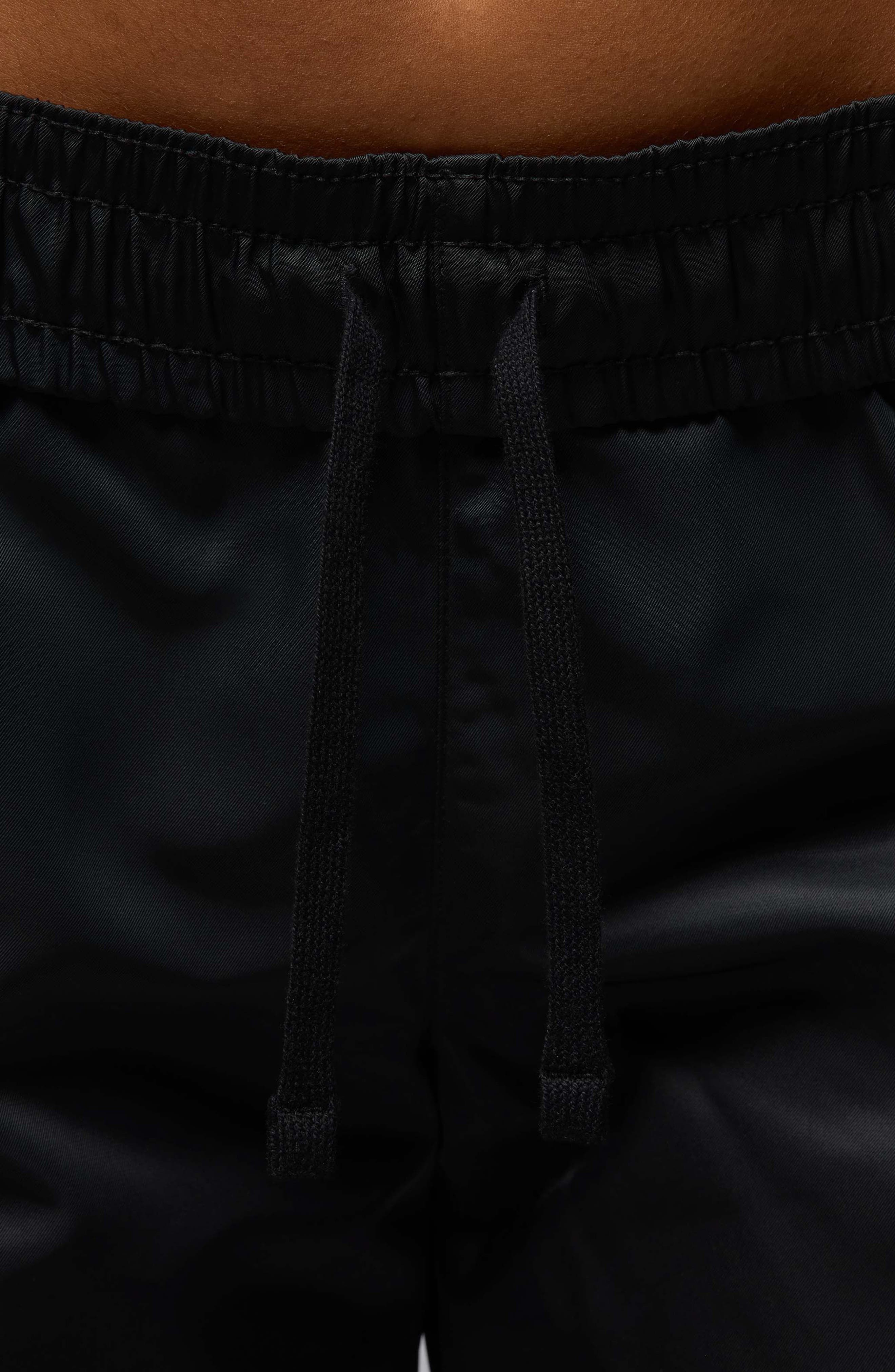 Jordan Brooklyn Water Repellent Pants in Black/White at Nordstrom - 3