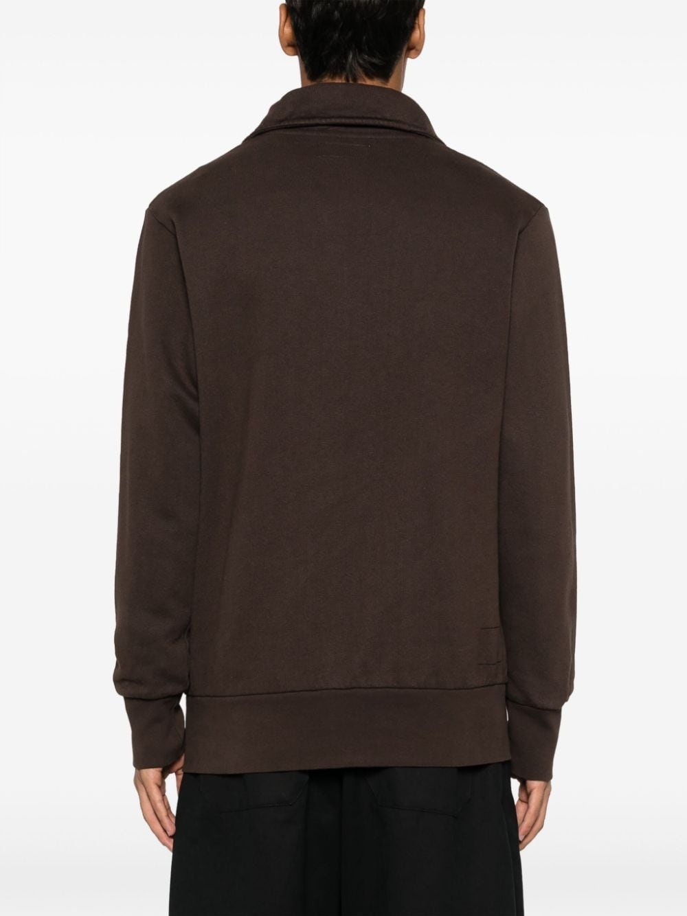 half-zip cotton sweatshirt - 4