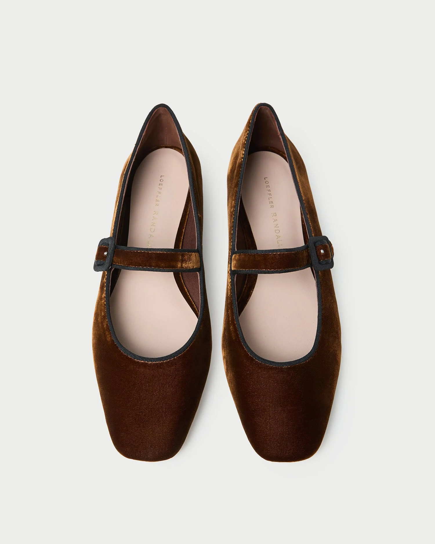 Ginger Brown Velvet Mary Jane - 1
