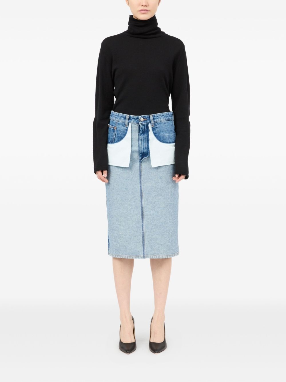 cotton midi skirt - 2