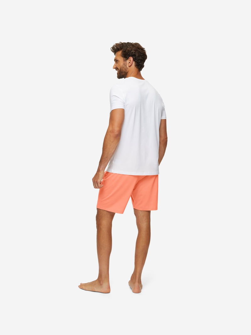 Men's Lounge Shorts Basel Micro Modal Stretch Orange - 4
