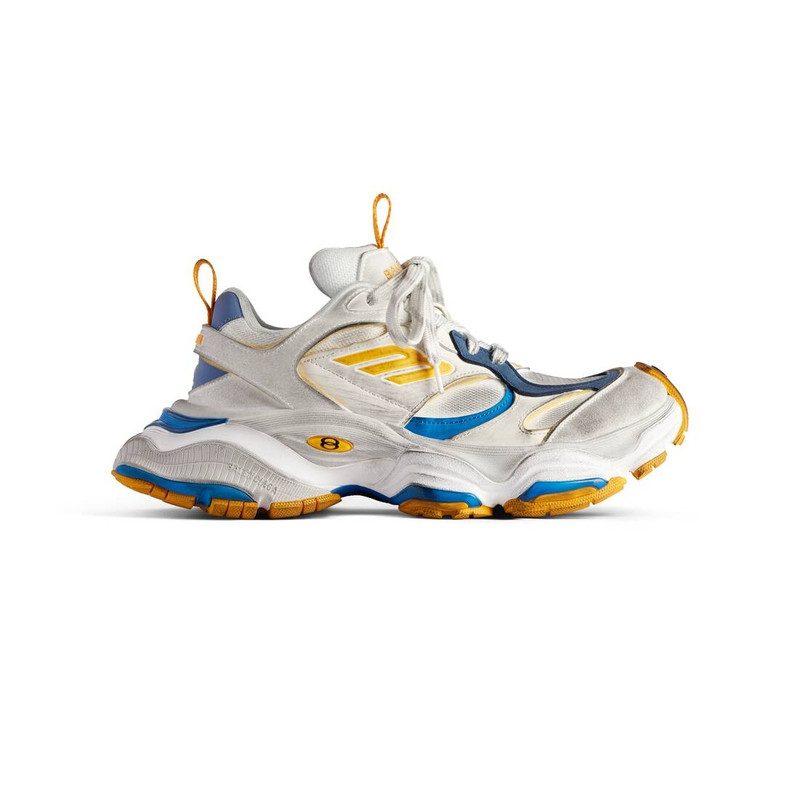 Men's Cargo Sneaker in White/grey/orange/blue - 1