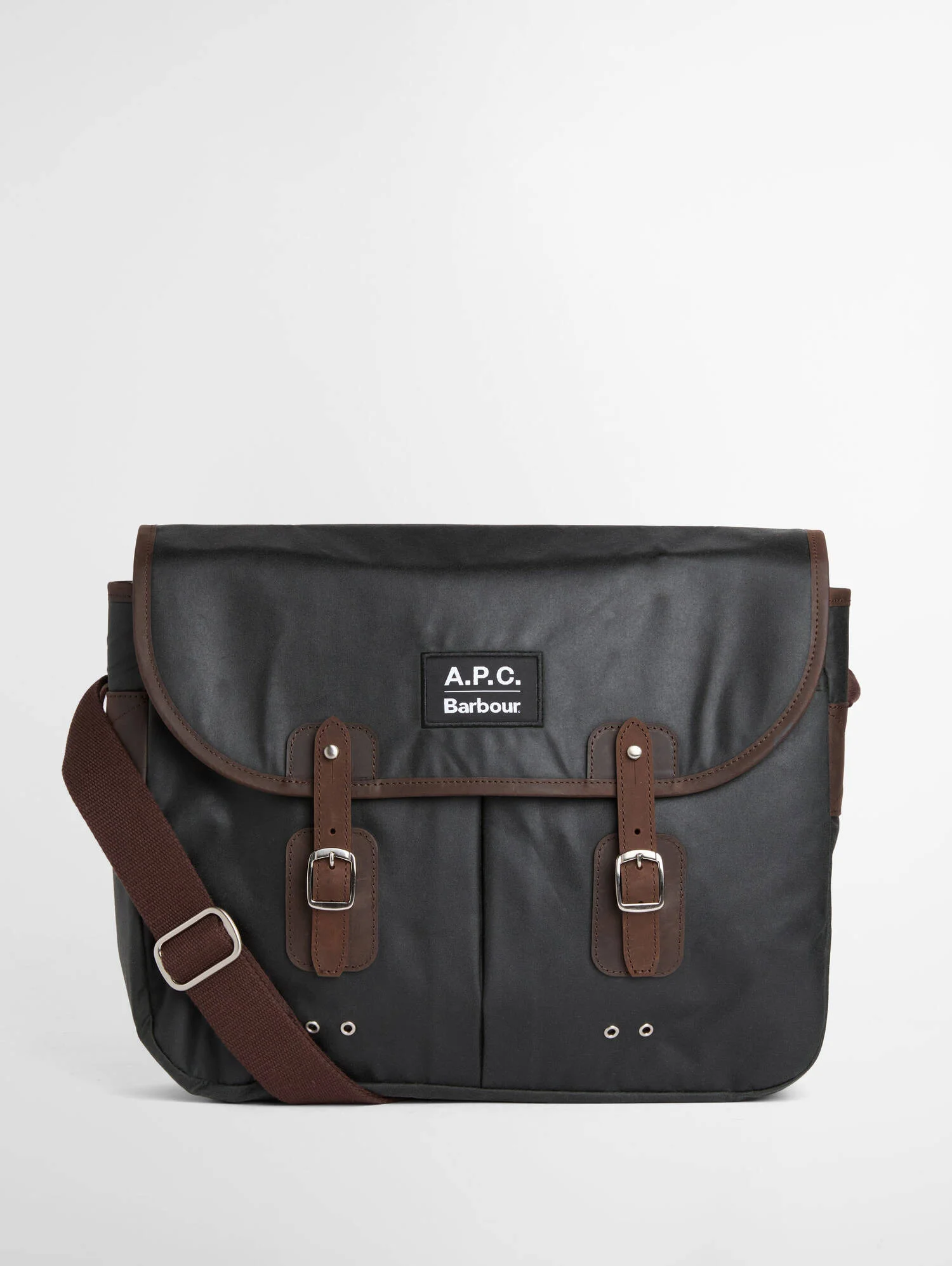 Barbour x A.P.C. Waxed Tarras Bag - 1