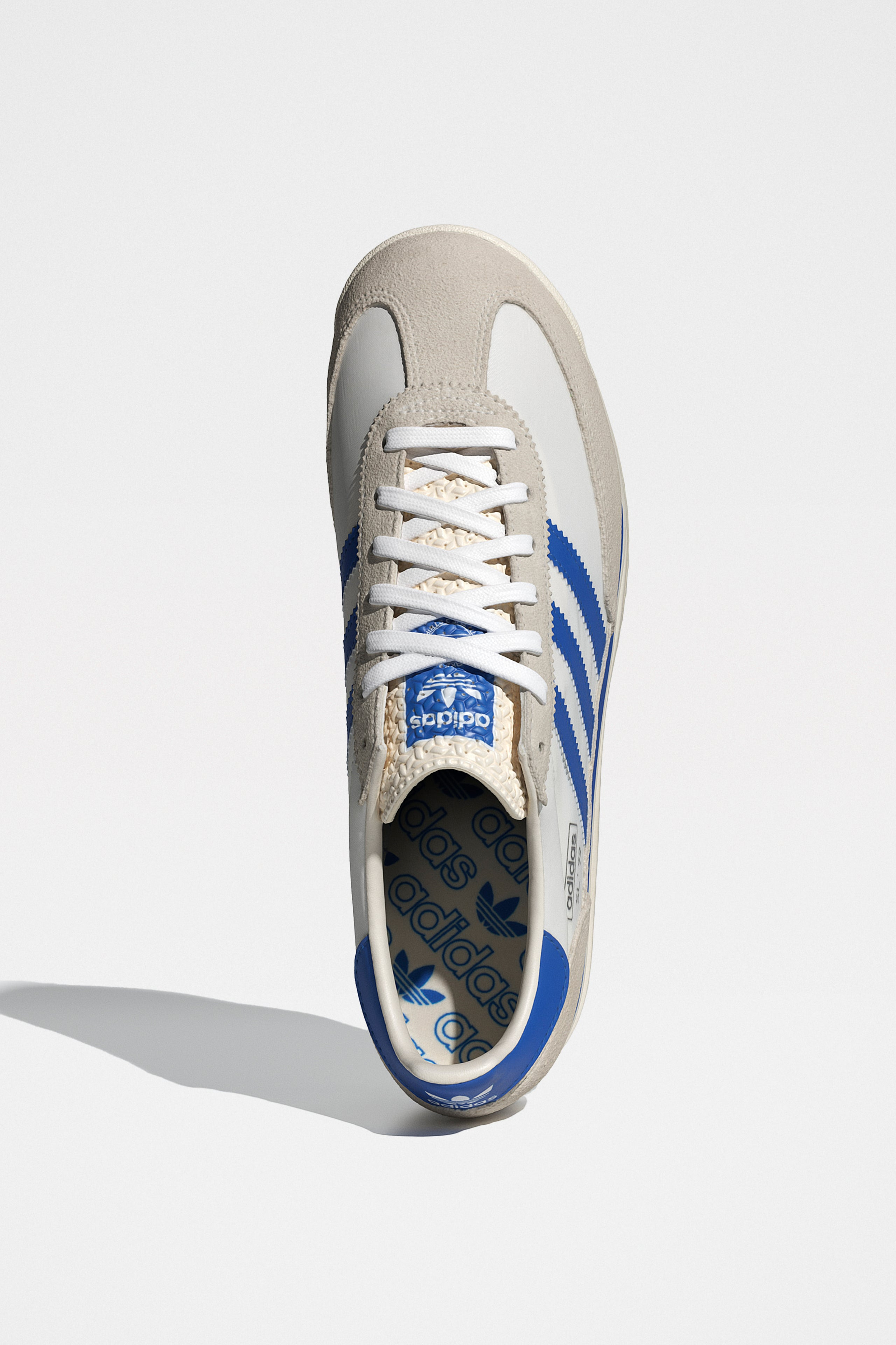 ADIDAS ORIGINALS SL 72 RS CORE WHITE / BLUE - 4