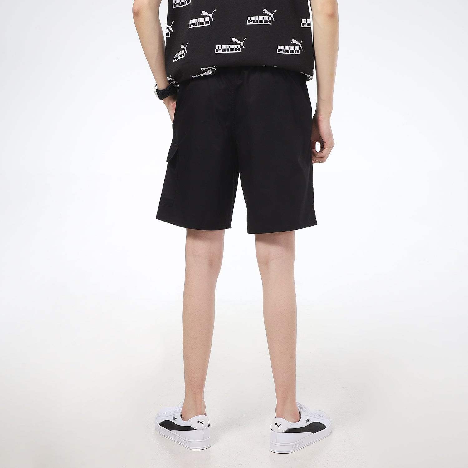 PUMA Cargo Shorts 'Black' 845860-01 - 4
