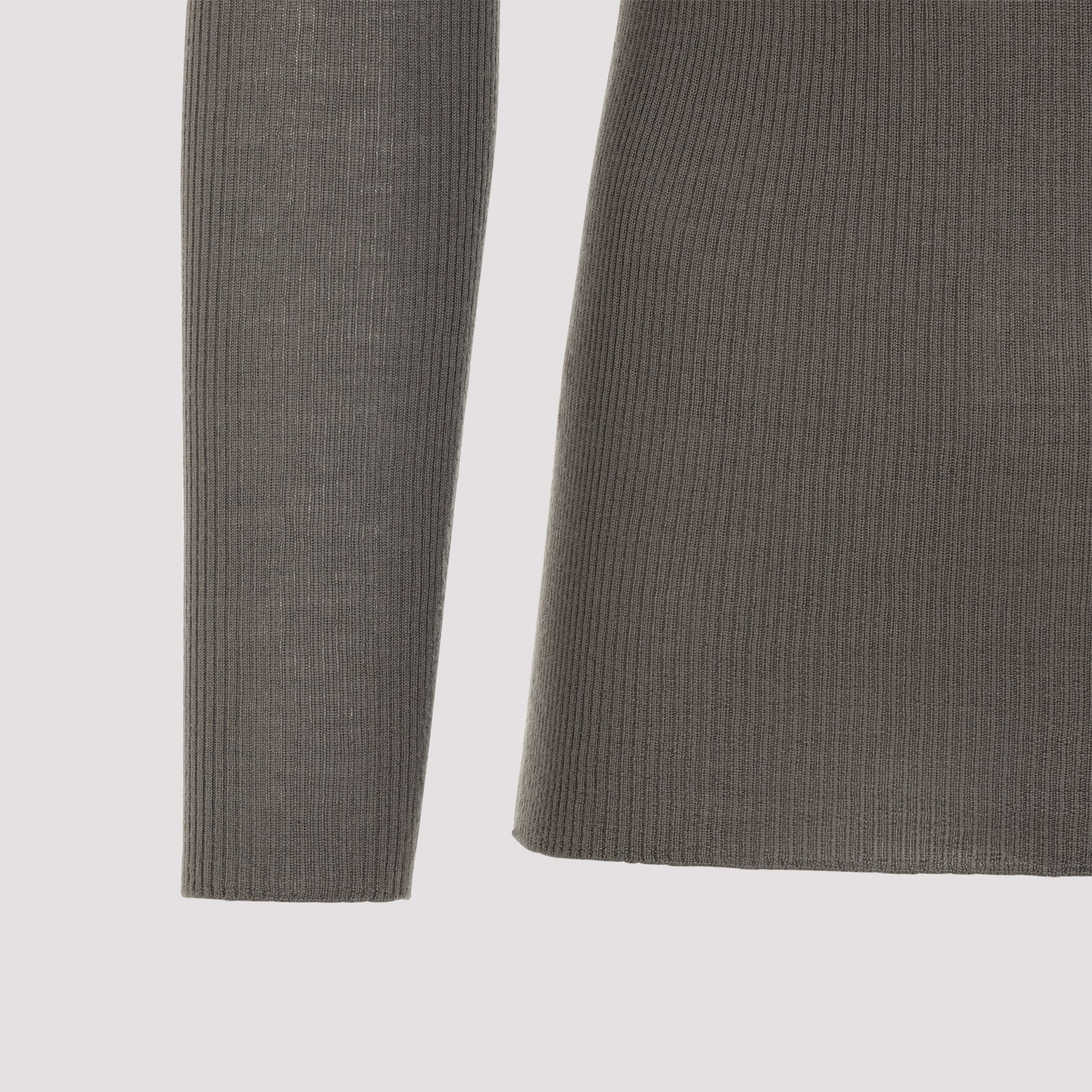 Rick Owens Ribbed Round Neck Pullover Men - 3