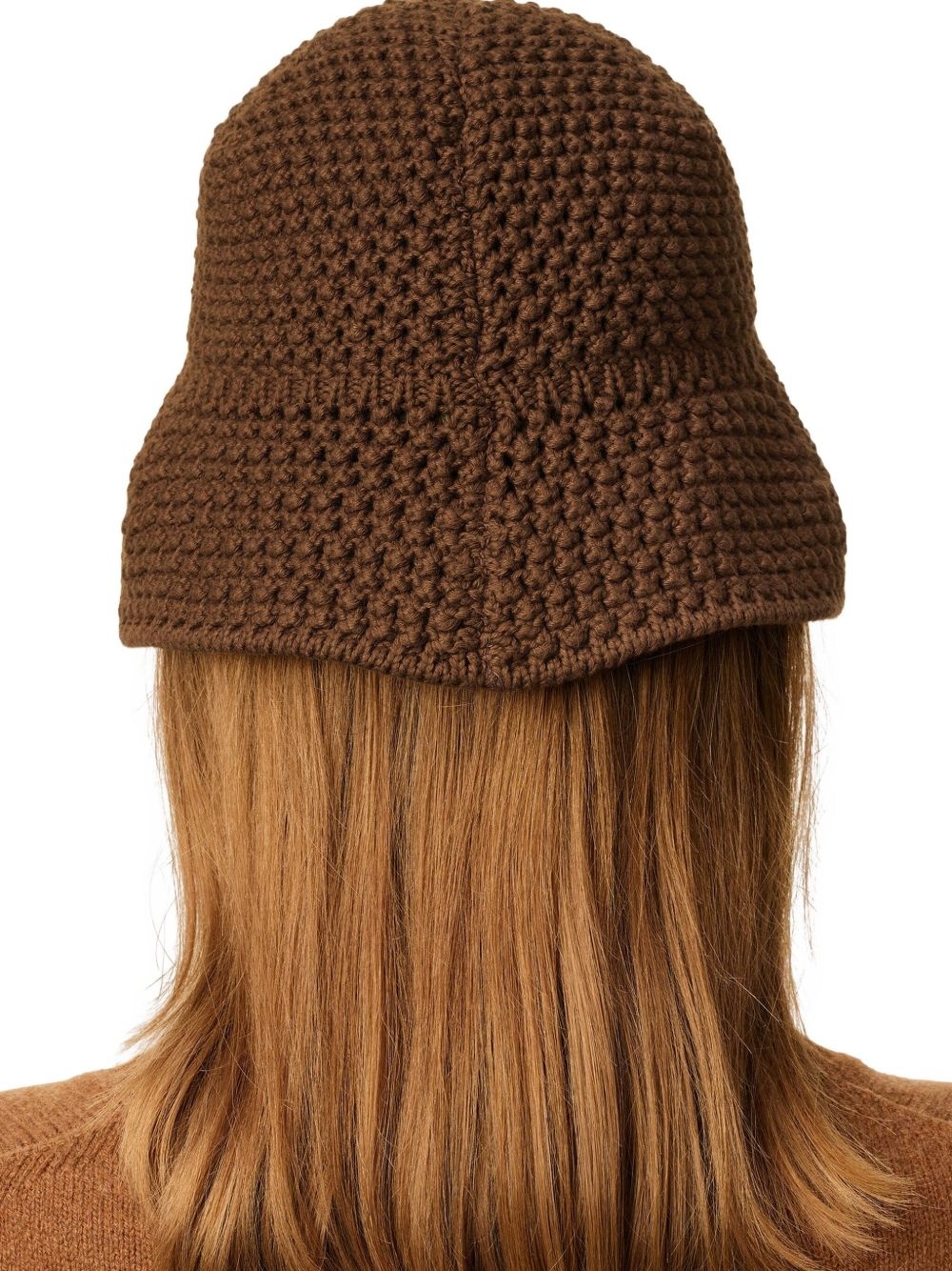 crochet-knit bucket hat - 4