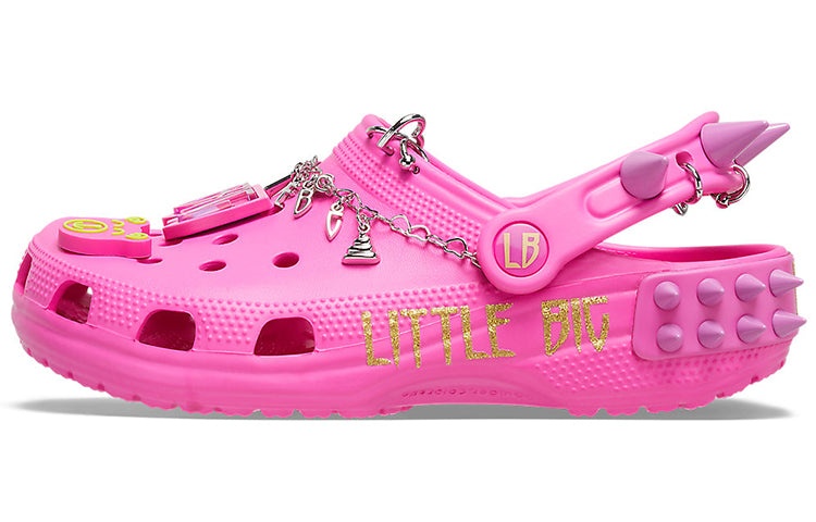 Crocs x LittleBig Classic Clog Sandals 'Pink' 207546-6QQ - 2