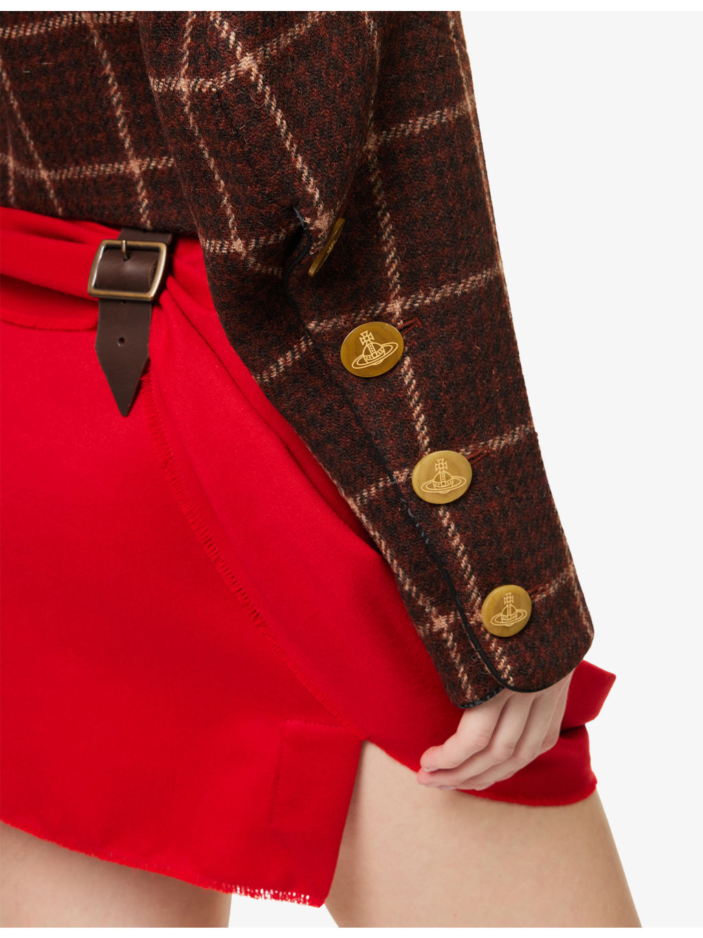 Pourpoint Checked Wool Jacket - 6
