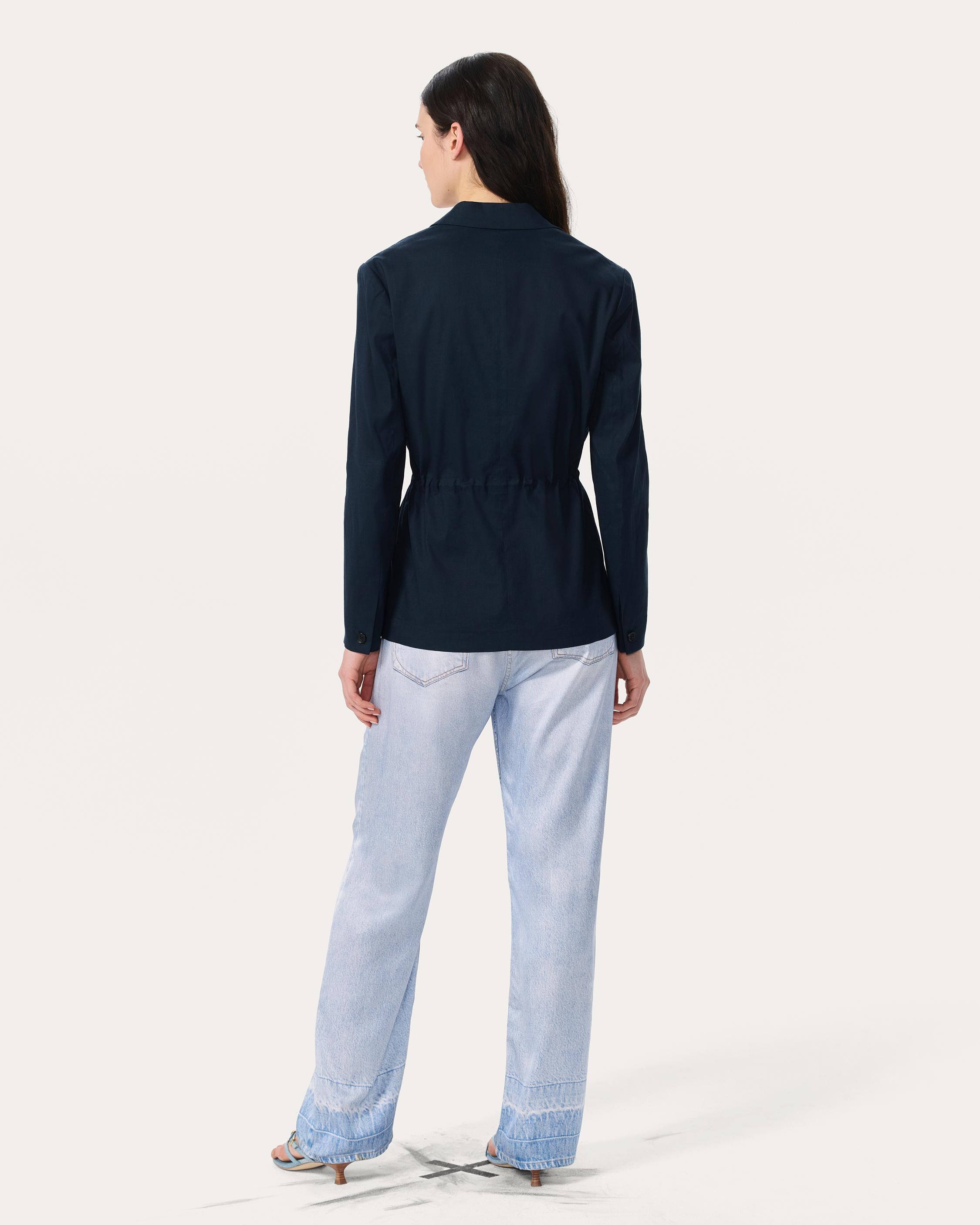 Spencer Linen-Blend Blazer - 6