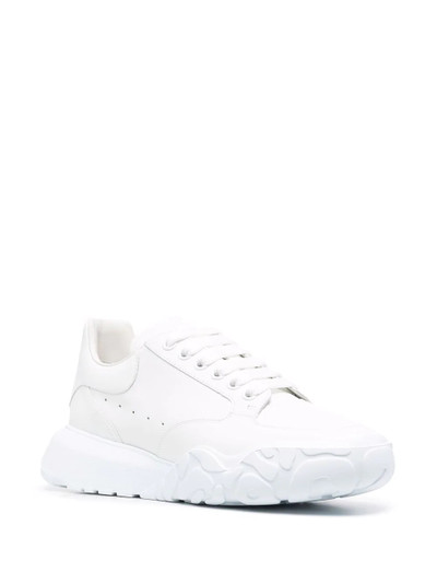 Alexander McQueen lace-up court sneakers outlook