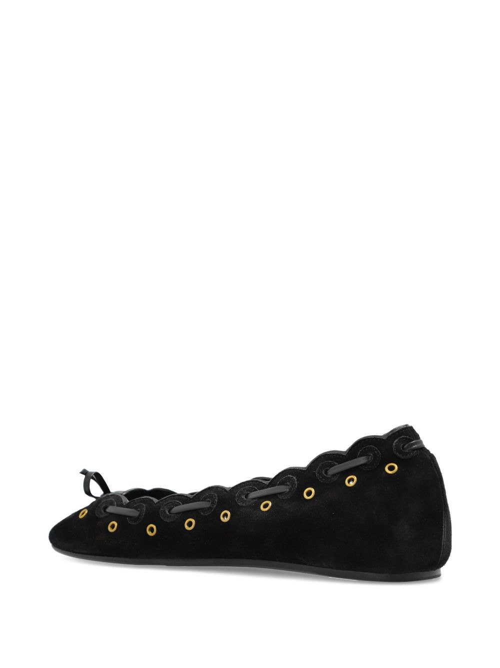 Balfy scalloped eyelet ballet flats - 4