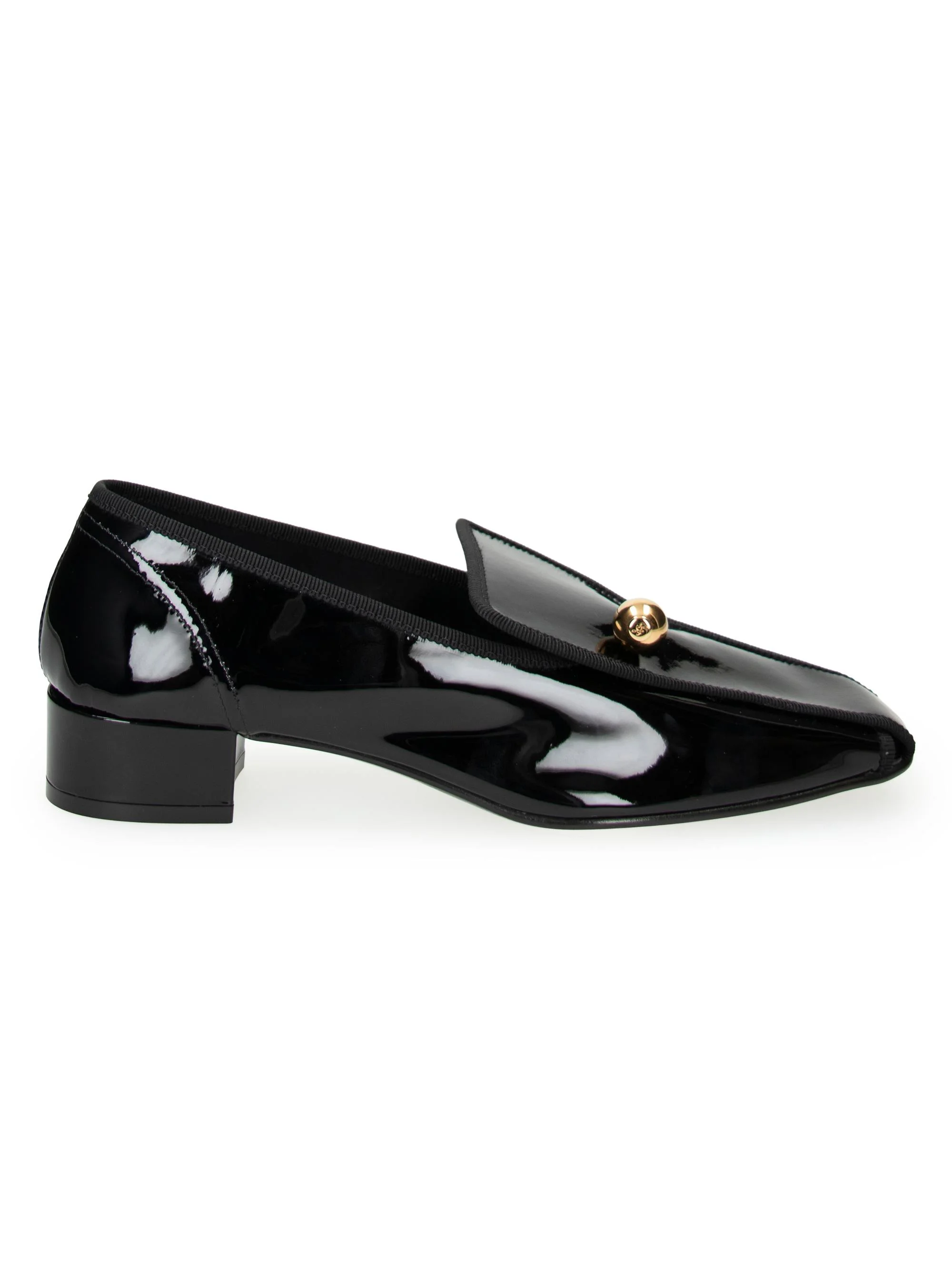 Women's Showtime Patent Leather 30MM Oxford Pumps - Patent Calf Skin Black - 1