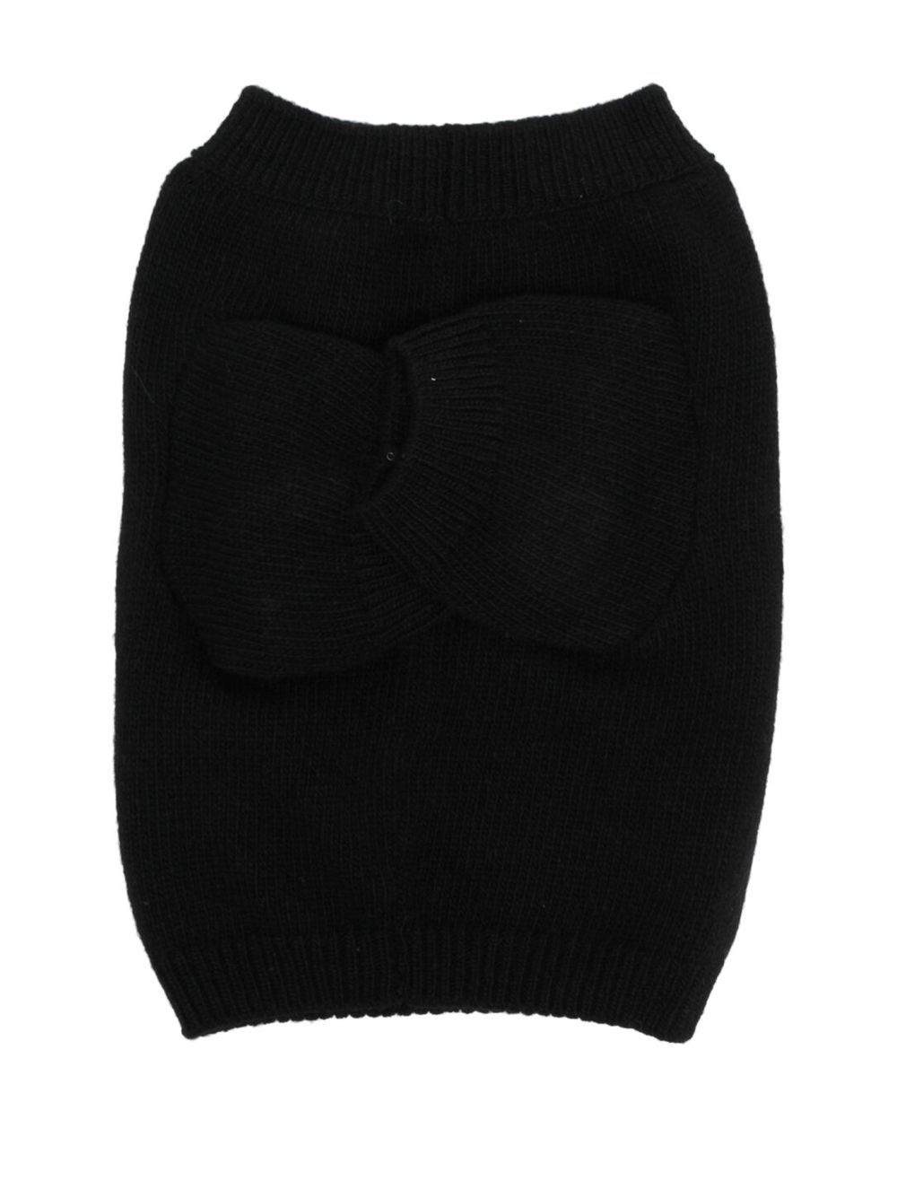 intarsia-knit logo dog jumper - 2
