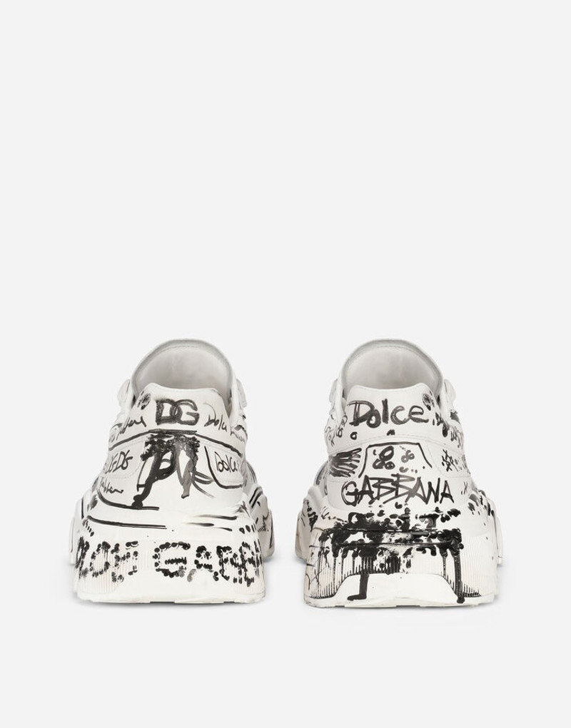 Dolce & Gabbana Hand-painted “graffiti” calfskin nappa Daymaster sneakers outlook