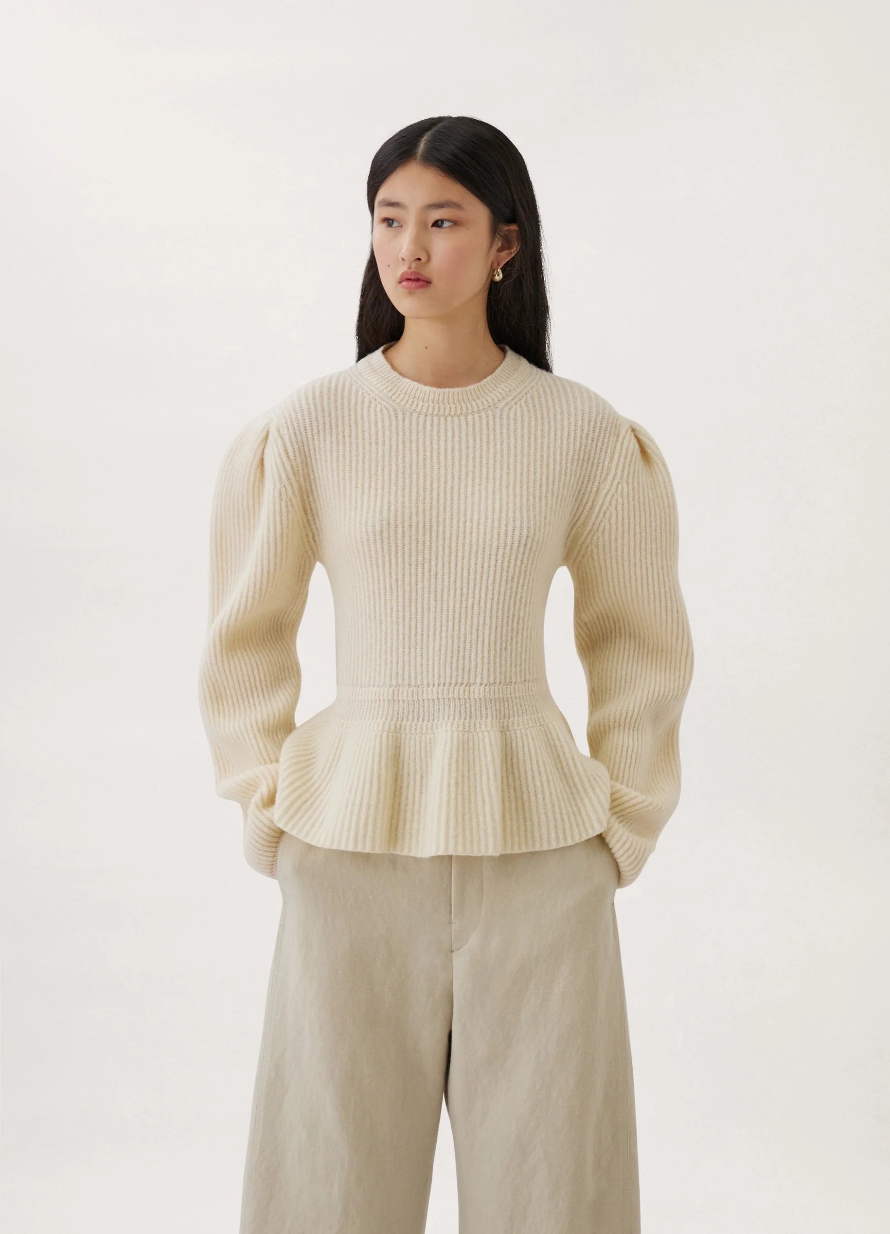 PEPLUM SWEATER
SOFT SHETLAND - 2
