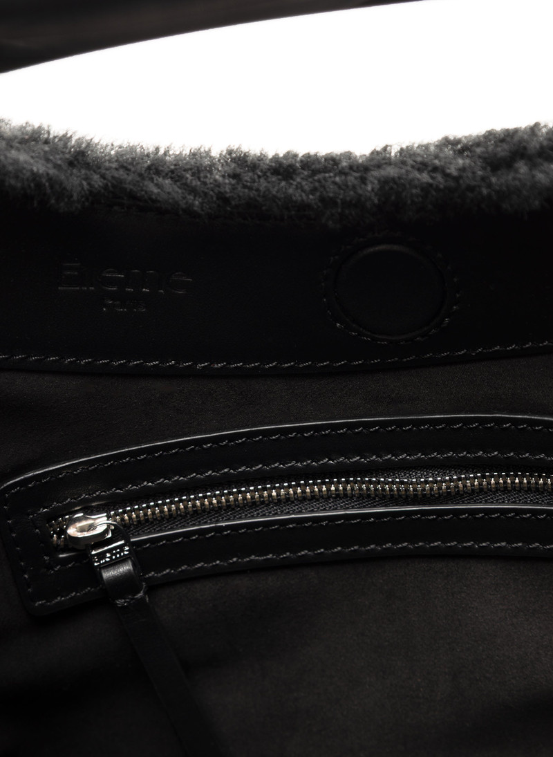 Boomerang Shearling Montone Black - Silver 4