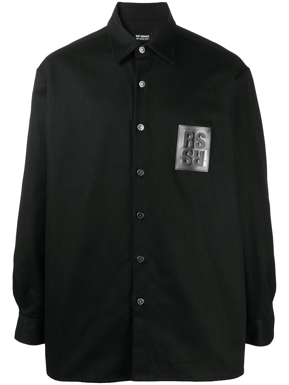 logo patch overshirt - 1