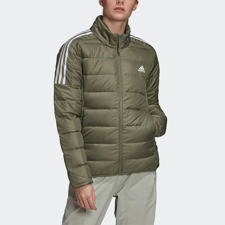 (WMNS) adidas Essentials Down Jacket 'Legacy Green' GH4596 - 6