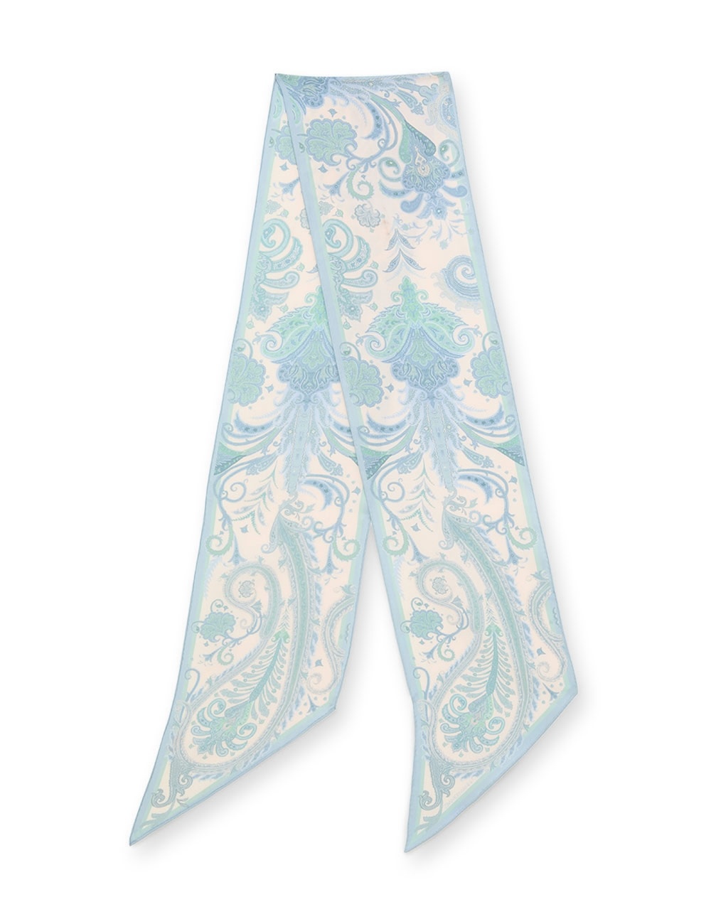 PRINTED SILK NECK SCARF - 3