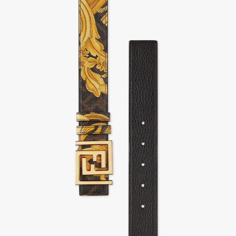 FENDI Fendace Black fabric  belt outlook