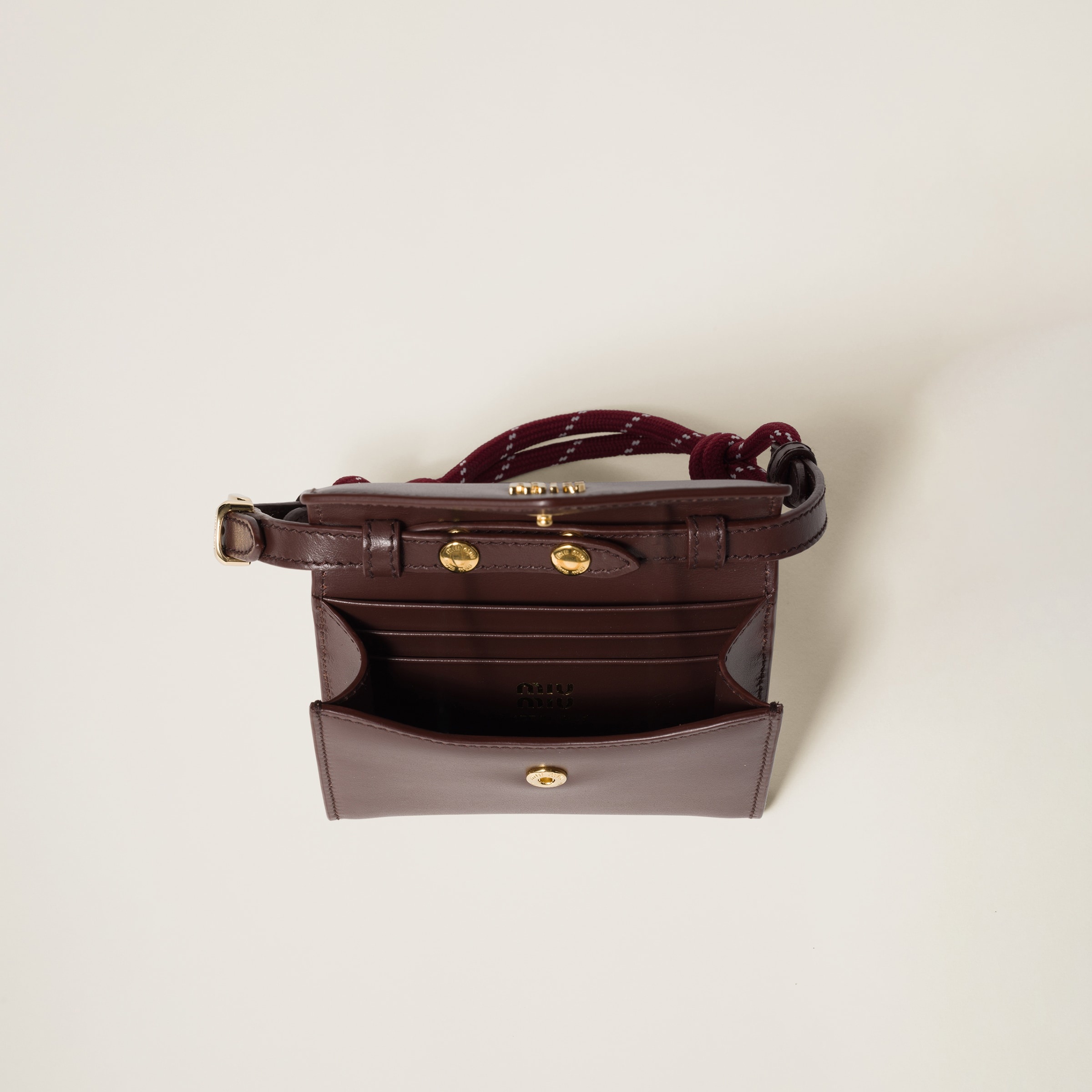 Leather shoulder wallet - 2